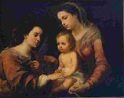 Bartolome Esteban Murillo Casamento Mistico de Santa Catarina painting